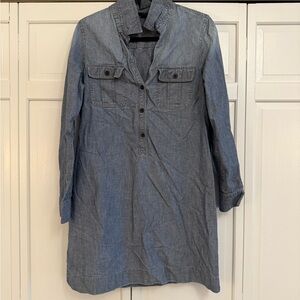J. Crew Women's Denim shift dress